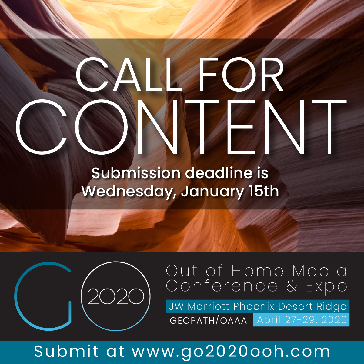 Geopath and OAAA Seeking Speakers and Presenters for 2020 Out of Home