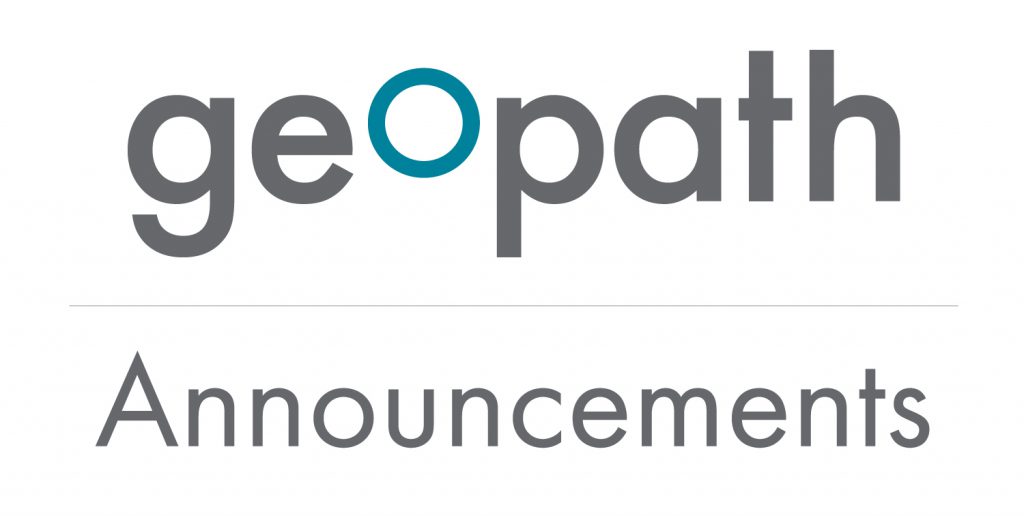 Geopath releases preliminary Transit and Scheduled Fleet impressions as part of strategic vision initiative <br/> <span style='color:#000000;font-size: 18px;'>Geopath Strategic Vision</span>