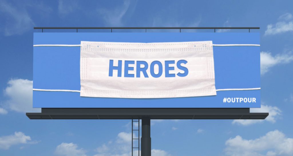 OOH Thanks Healthcare Workers <br/> <span style='color:#000000;font-size: 18px;'>The Buntin Group Thanks Medical Workers Through Outdoor Advertising Campaign   </span>