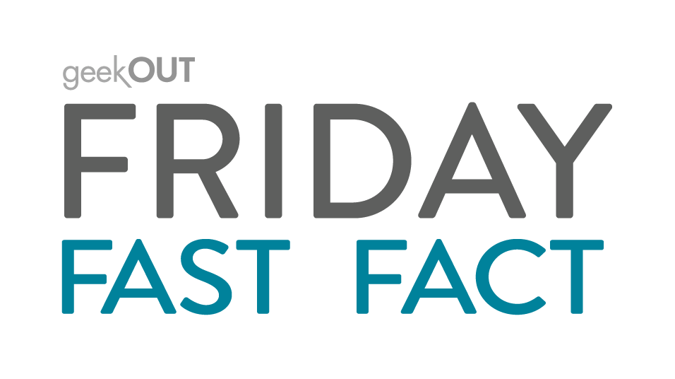 Movies, TV, And OOH <br/> <span style='color:#000000;font-size: 18px;'>geekOUT Friday Fast Fact</span>
